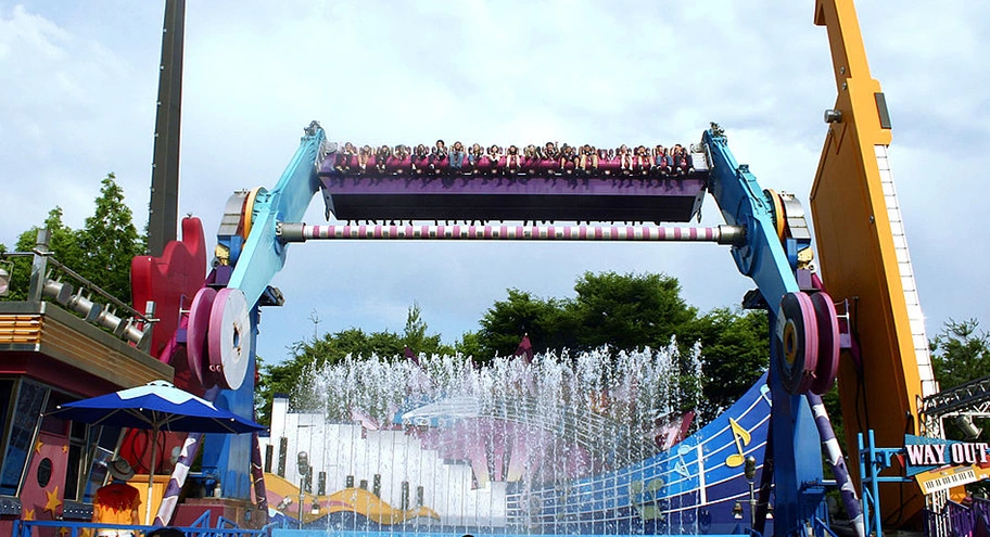 Exciting Top Spin Ride at Resorts