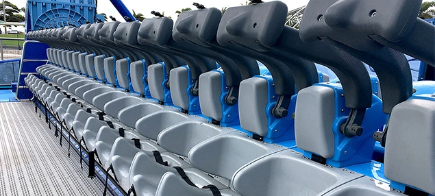 Top Spin Amusement Ride – Ergonomic Seats for Superior Comfort