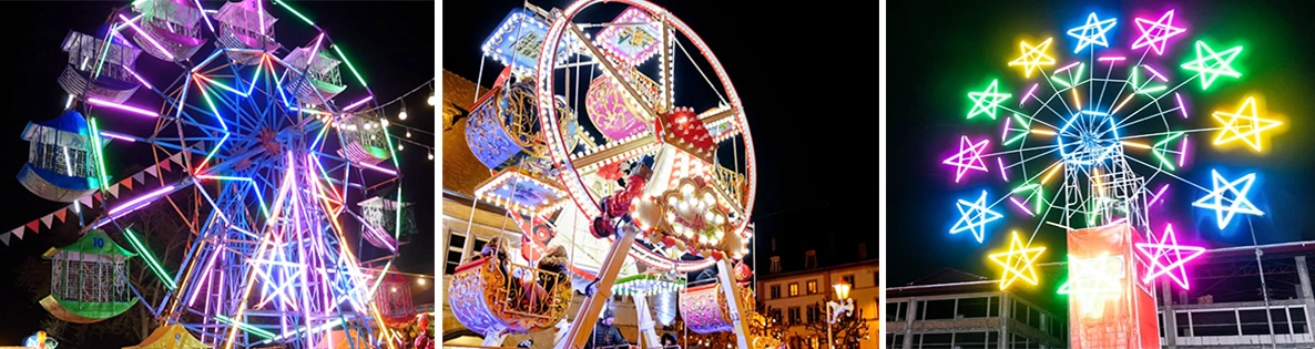 Artistic Lighting Customization of Mini Ferris Wheel