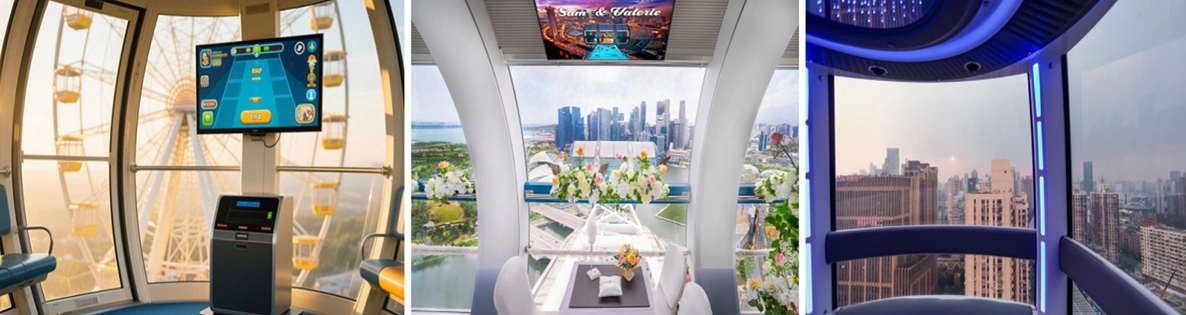 Giant Ferris Wheel Cabin Internal Device