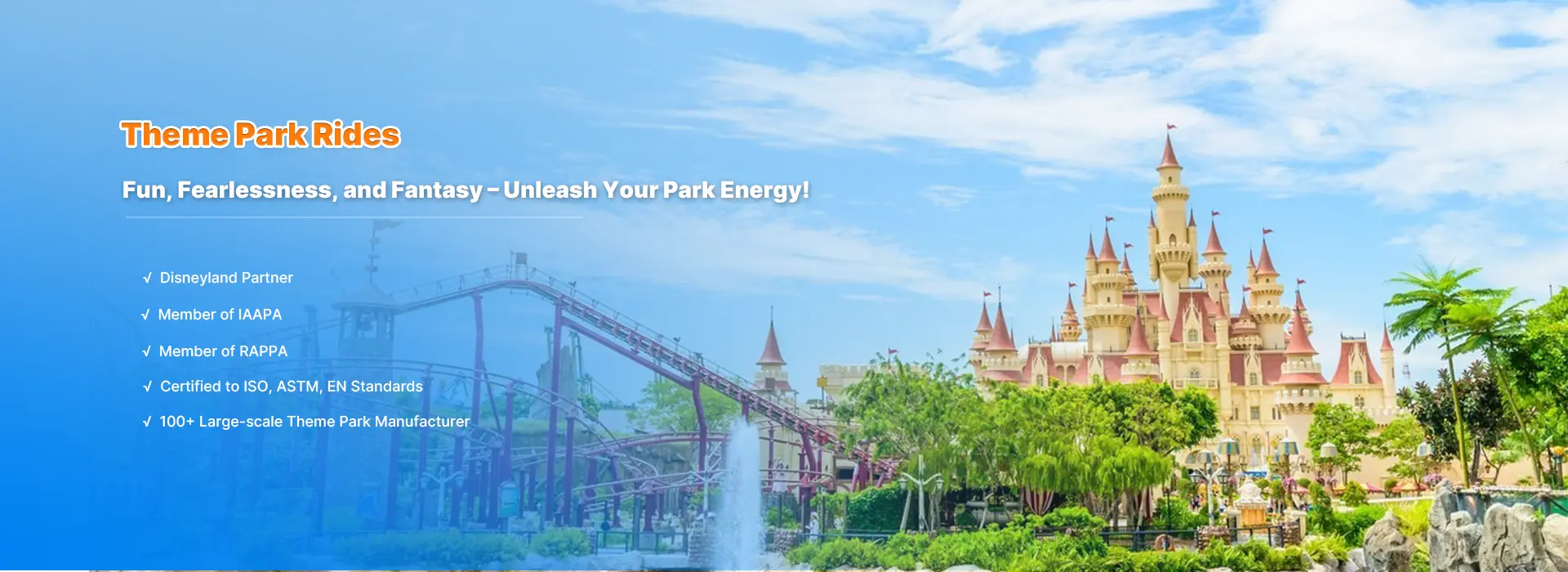 theme park banner