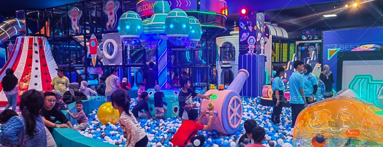 Indoneziyadagi 1,300㎡ yopiq bolalar maydonchasi