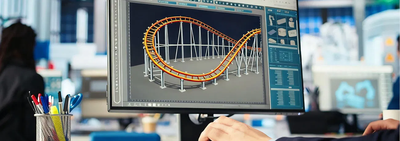 3D Pipe Bending of Small Roller Coaster