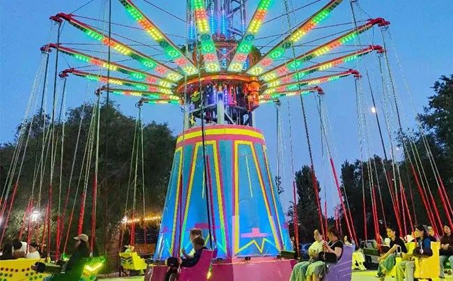 Dynamic Lighting Design for 32m Swing Tower