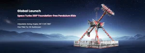 Space Turbo Pendulum Ride Banner