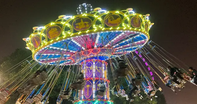 Swing Rides Light Effect