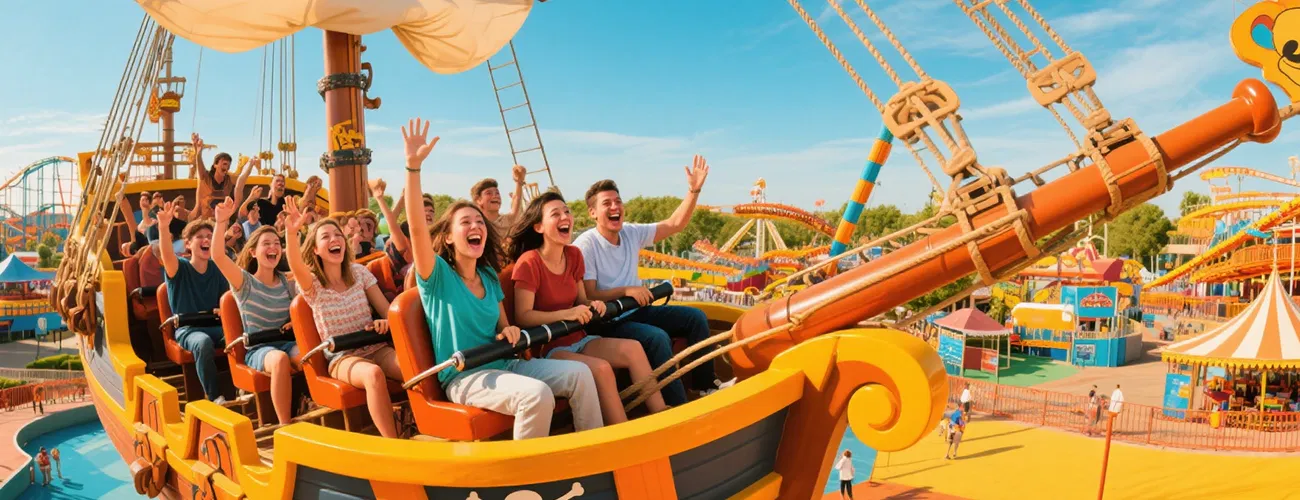 Best Experience on A Swinging Pirate Ship