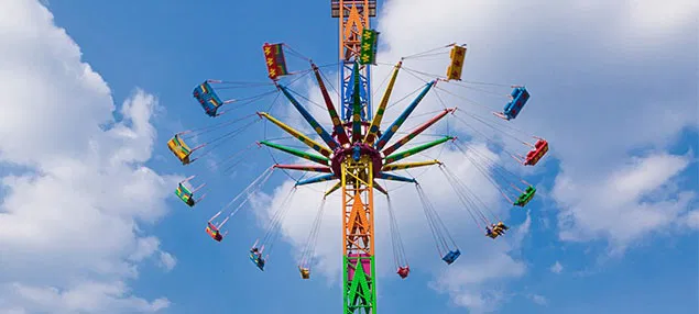 Swing Tower in Amusement Parks