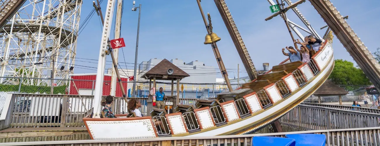 Thrilling Experience from Swinging Pirate Ship Ride