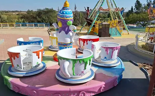 tea cup ride in Congo project
