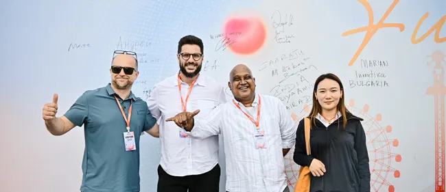 Global Clients Take A Photo Together