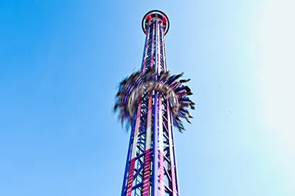 High Speed Ascent And Spinning Of Drop Tower