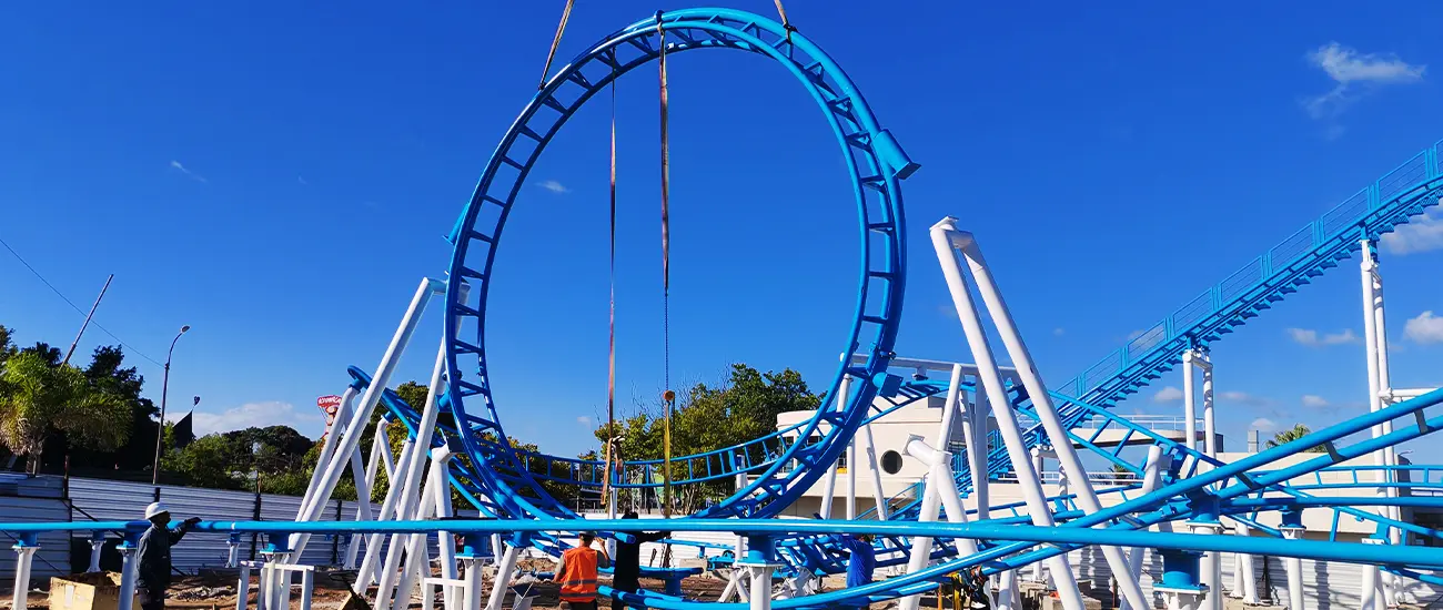 Beston 262m Roller Coaster Loop Installed in Uruguay