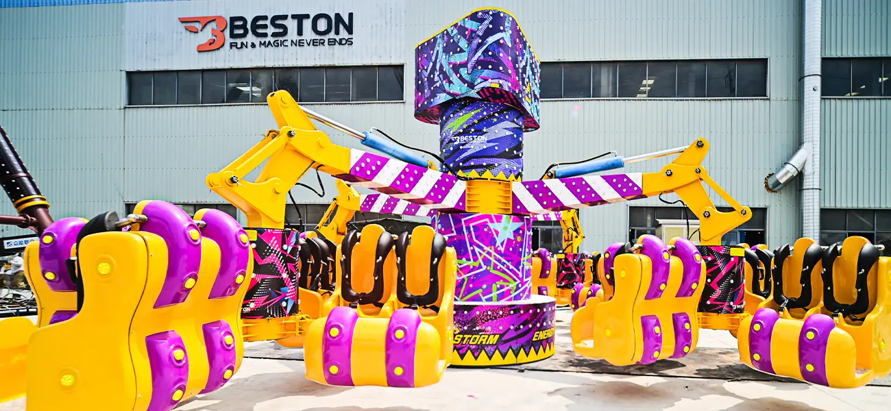32-Seat Energy Storm Ride in Beston Rides Factory