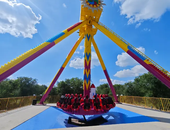 Beston 23-Seat 360° Pendulum Ride at Aktobe Presidential Park, Kazakhstan