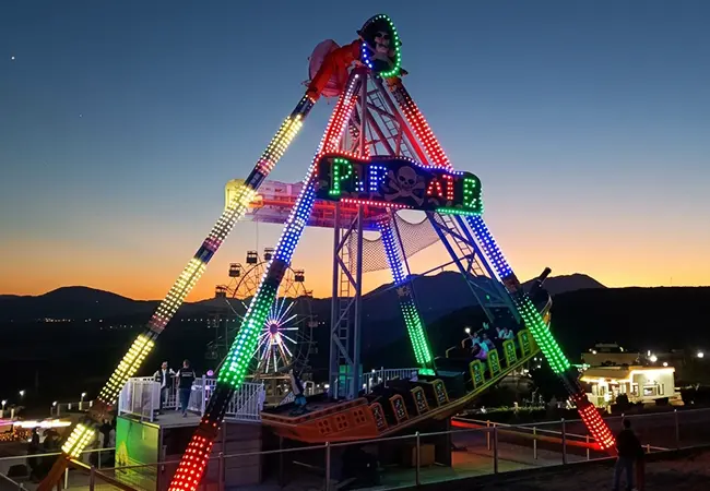 Beston Pirate Ship Ride in Bouchahrine Land, Algeria