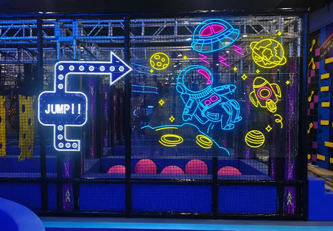 Beston Indoor Playground with a Sci-Fi Visual Design